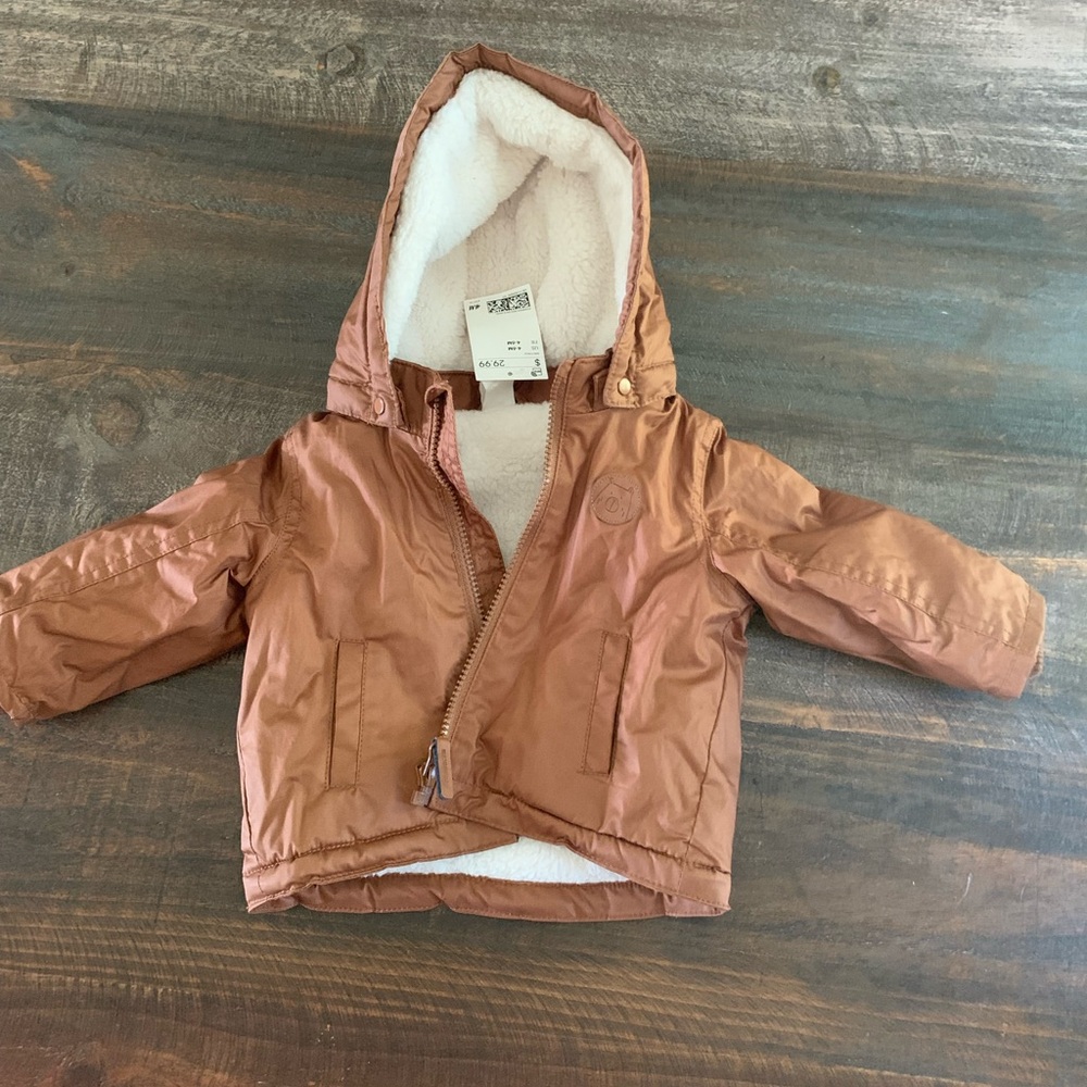 NWT HM Fur lined jacket